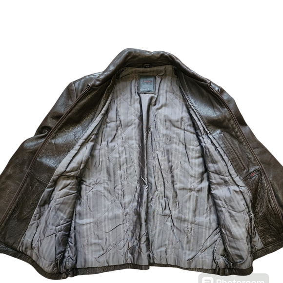 ROGUE PURE LEATHER HEAVY JACKET SZ L - Picture 8 of 10